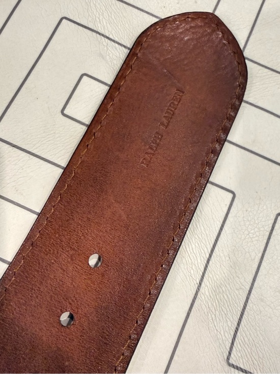 Ralph Lauren Leather Beaded Belt main image 4